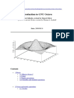 Introduction To GNU Octave: Updated To Current Octave Version by Thomas L. Scofield