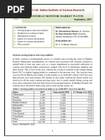 ICAR-Indian Institute of Soybean Research: Soybean Monitor/ Market Watch