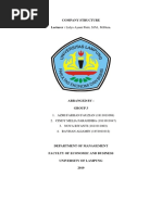 Company Structure Inggris Bisnis