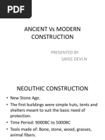 Ancient Vs Modern Construction