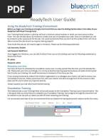 Foundation Training - ReadyTech User Guide PDF