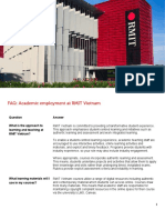 Academic FAQ's RMIT Vietnam 2018