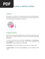 Guia Fracciones y Números Mixtos 6°