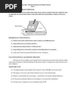 Conventional Machining Process