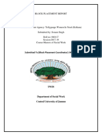 Block Placement Report: Submitted To (Block Placement Coordinator) : MR Bhat Iqbal