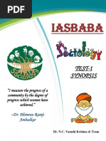 Iasbaba Sociology Test 1