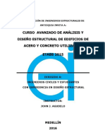 Curso Avanzado de Análisis y Diseño Estructural de Edificios de Acero y Concreto Utilizando Etabs 2015