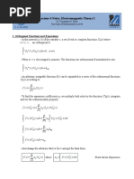 Lecture 4 Notes, Electromagnetic Theory I: N 1, 2, ... Are Orthogonal If: U X DX 0, M N