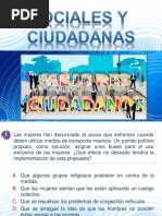 Sociales y Ciudadanas