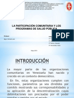 Consejos Comunales y Participación Comunitaria