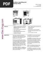 Rxsf1 Rxms1 Rxma1 1mrk 508 015-Ben Auxiliary Signalling and Trippning Relays 1998