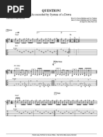 System of A Down - 3question (Acoustic) PDF