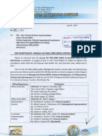 Ttnlupa: Sdo Muntinlupa Annual Iso 9001:2008 (QMS) Surveillance Audit