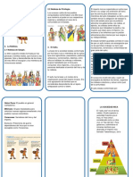 Triptico de La Sociedad Incaica