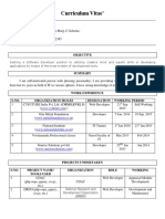 Curriculum Vitae': Anshul Pareek