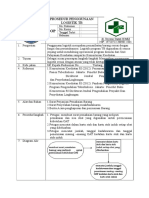 Sop Penggunaan Logistik TB