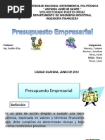 Presupuesto Empresarial Powerpoint