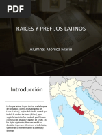 Raíces y Prefijos Latinos