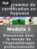 Module 1 Bienvenue Dans Le Monde de L Hypnothe Rapie Professionnelle