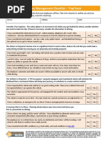 TripCheck-Jorney Management Check List PDF