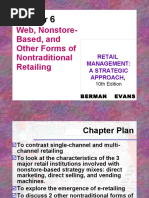 Web, Nonstore-Based, and Other Forms of Nontraditional Retailing