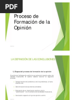 Auditoría - Proceso de Formación de La Opinión