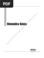 Exercícios Matemática Básica