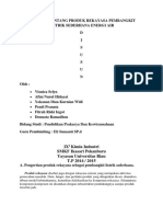 Makalah Tentang Produk Rekayasa Pembangkit Listrik Sederhana Energi Air
