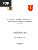 Viviana Ponce de León Solis - El Sentido y La Función de La Noción de Carga Pública. Un Estudio Histórico, Sistemático y Comparado (Tesis Doctorado Valparaiso 2018)