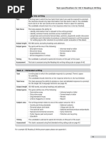 Task Specifications For ISE II Reading & Writing