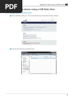 Updating The Device Using A USB Flash Drive