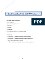 Tema 3 - La Estructura de La Palabra