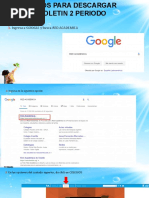 Pasos para Descargar Boletín 2019