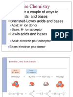 There Are A Couple of Ways To Define Acids and Bases Brønsted-Lowry Acids and Bases