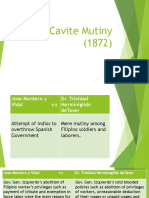 The Cavite Mutiny 1872