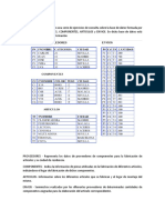 Ejercicio SQL