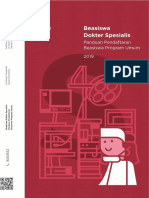 Booklet Beasiswa Dokter Spesialis Tahun 2019 PDF