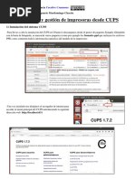 Instalacion de Impresoras en Cups