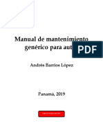 Manual Generico de Mantenimiento para Autos