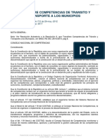 Resolucion de Creacion de Cooperativa de Transporte Ecuador