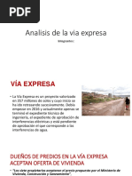 Analisis de La Via Expresa Diapositiva