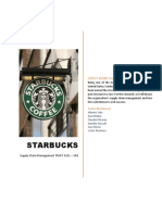 Starbucks Supply Chain Management Report 4