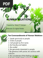 Human Relation and Leadership