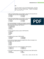 Preboard 01 Plumbing Arithmetic RAA