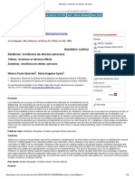 Estatinas - Incidencia de Efectos Adversos PDF