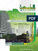 Second Announcement Pit Xviii Perdosri 2019-20-23 Nov 2019