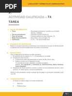 T4 - Legislación y Normativa en Comunicaciones