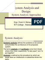 System Analysis and Design Assignment New2