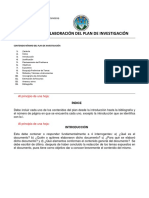 Estructura Del Plan de Investigación