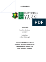 Laporan Kasus: Disusun Oleh: Intan Setia Kartikasari 1102015099